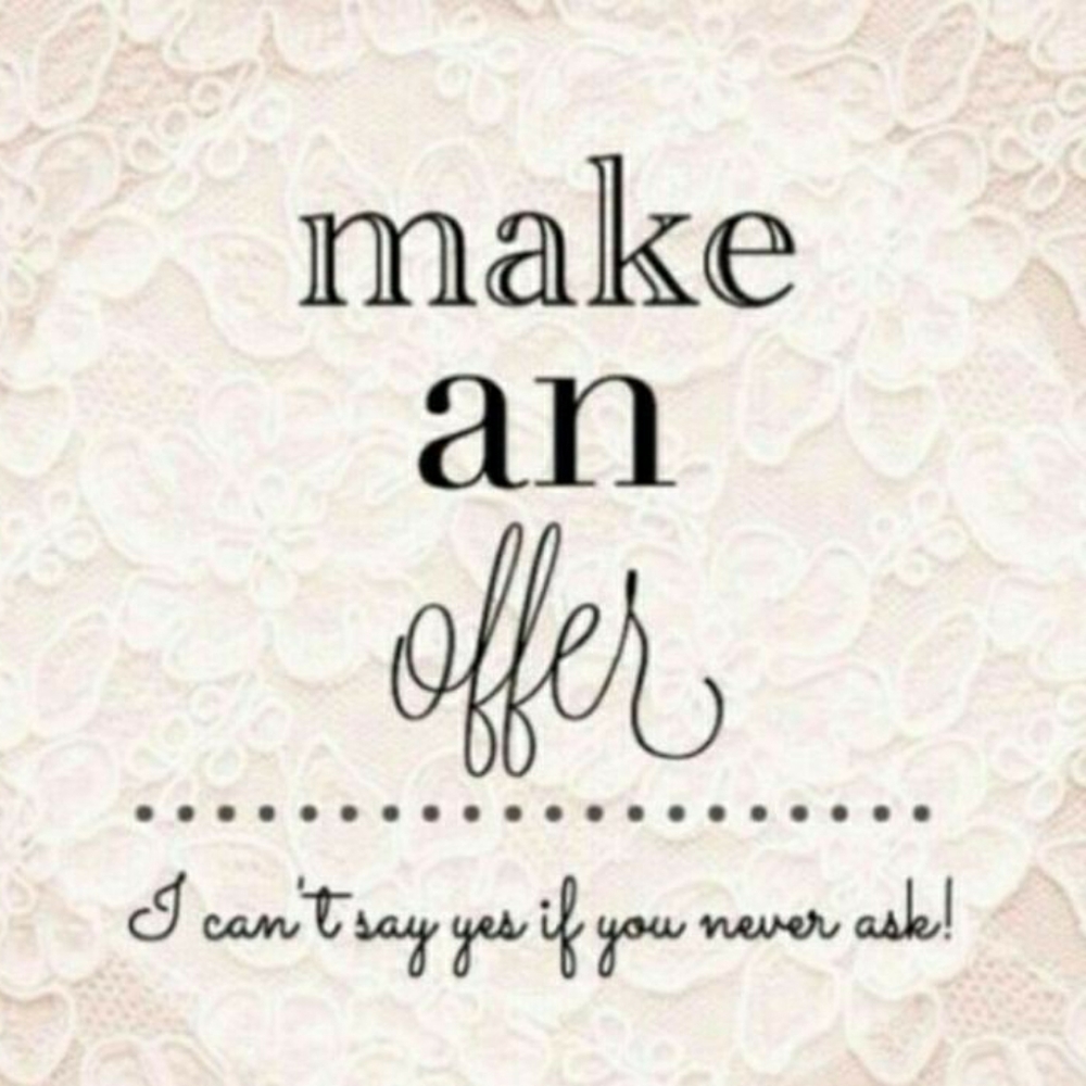 Reasonable offers welcome!